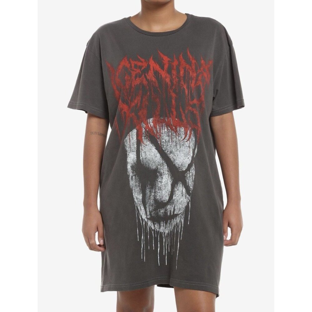 Ice Nine Kills Dripping Face T-Shirt Dress X-Large NEW